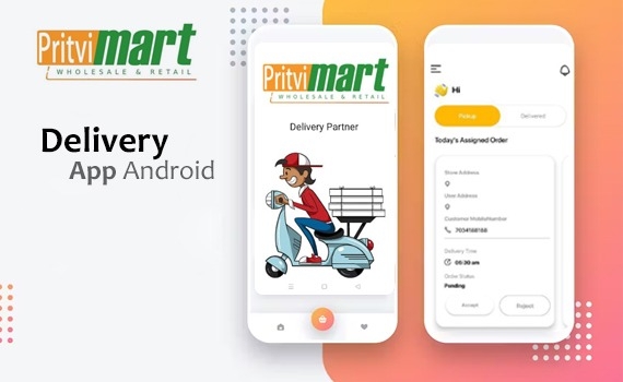 UX UI-Pritvimart Delivery Boy App
